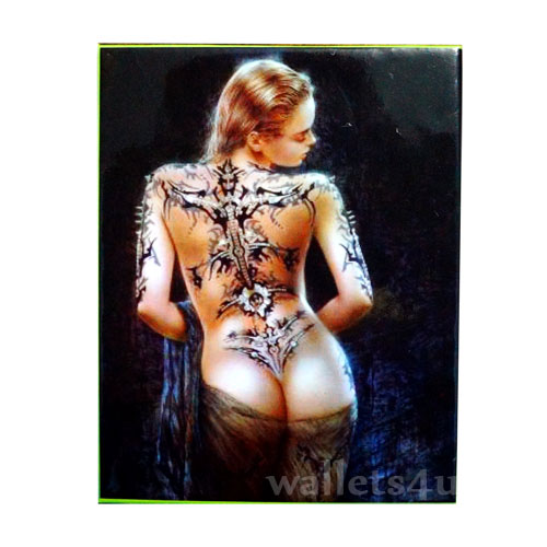 Magic Wallet, Sexy Lady with Tattoos, Cartoon - MWCTP0132